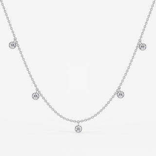 Luna Bezel (Multiple) Necklace 18K Yellow Gold - Royal Coster Diamonds