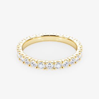 Tennis Full Eternity Ring Yellow Gold - Royal Coster Diamonds