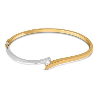 14k yellow and white gold fjory bracelet Diamond - Royal Coster Diamonds