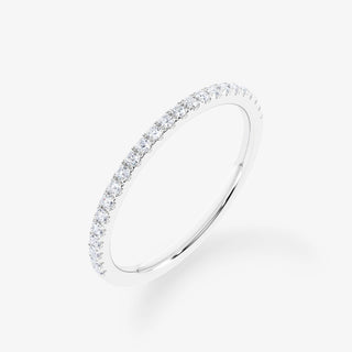18K Gold 0.15 Carat Half Eternity Diamond Wedding Ring - Royal Coster Diamonds