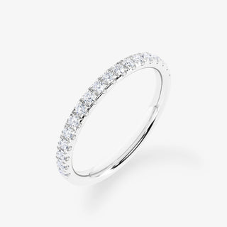 18K Gold 0.30 Carat Half Eternity Diamond Wedding Ring - Royal Coster Diamonds