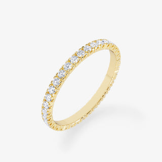 18K Gold 0.65 Carat Eternity Diamond Wedding Ring - Royal Coster Diamonds