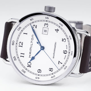 Khaki Navy Pioneer Automatic 43Mm Silver Dial