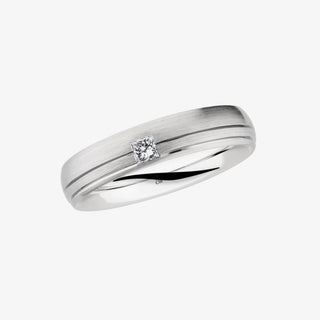 Christian Bauer Diamond 14K White Gold Wedding Ring - Royal Coster Diamonds