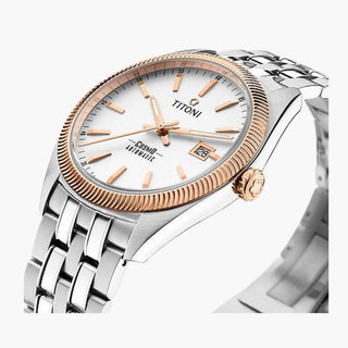 Cosmo Automatic 41Mm White Dial - Royal Coster Diamonds