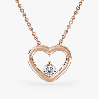 Drop Heart Necklace - Royal Coster Diamonds