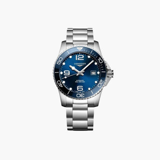 Hydroconquest Automatic 41Mm Sunray Blue Dial - Royal Coster Diamonds