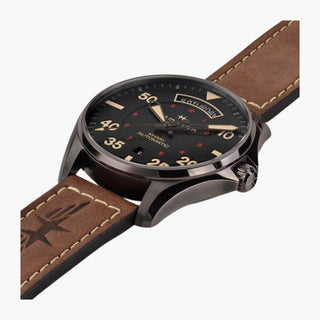 Khaki Aviation Day Date Automatic 42Mm Black Dial - Royal Coster Diamonds