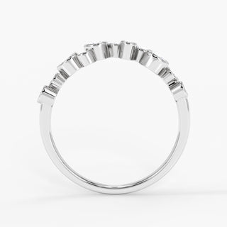 Luna Raindrop Ring Brilliant Cut Diamond 18K Gold