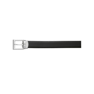 Montblanc Belts, Classic Lines, Square Shiny Palladium-Coated Pin Buckle - Royal Coster Diamonds