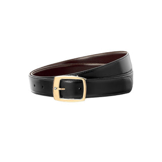 Montblanc Black/brown reversible cut-to-size casual belt - Royal Coster Diamonds