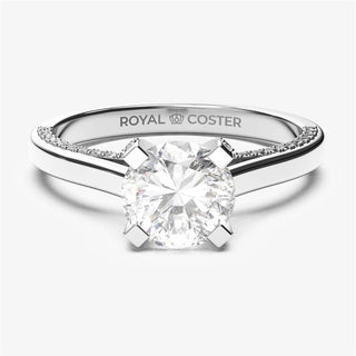 Royal 201 Signature C 18K Gold Embellished Ring - Royal Coster Diamonds