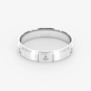 Royal Coster Diamonds 0.17 Carat 18K White Gold Wedding Ring - Royal Coster Diamonds