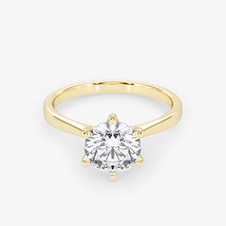 Solitaire 1.50 Carat Brilliant Cut Diamond 18K Gold Ring - Royal Coster Diamonds