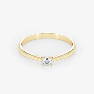 Solitaire Ring Brilliant Cut Diamond 18K Gold - Royal Coster Diamonds
