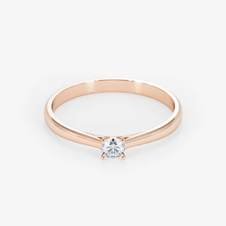 Solitaire Ring Brilliant Cut Diamond 18K Gold - Royal Coster Diamonds