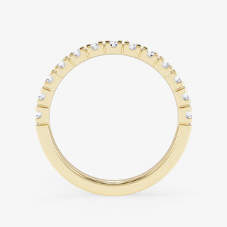 Tennis Half Eternity Ring Brilliant Cut Diamond 18K Gold - Royal Coster Diamonds