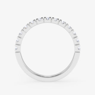 Tennis Half Eternity Ring White Gold - Royal Coster Diamonds